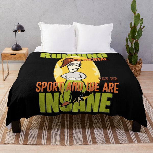 Item preview, RUNNING IS MENTAL SPORT AND WE ARE INSANE designed and sold by GAADesignz.