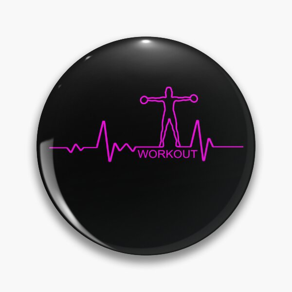 Item preview, Fitness Shirt - Workout Heartbeat Ecg designed and sold by strokli.