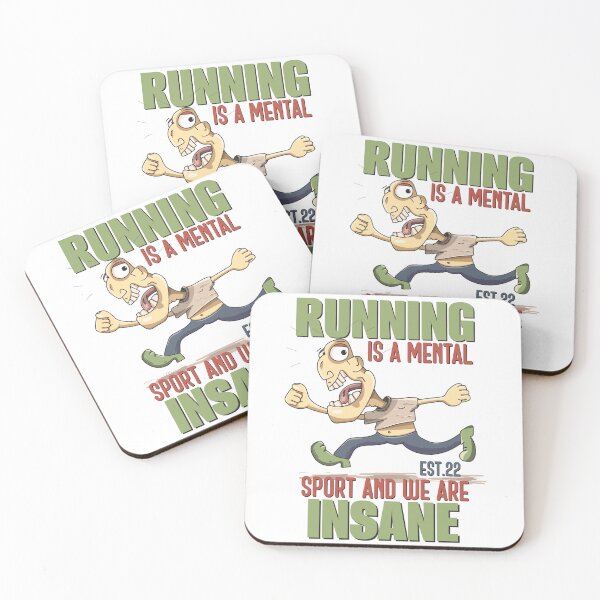 Item preview, RUNNING IS MENTAL SPORT AND WE ARE INSANE designed and sold by GAADesignz.