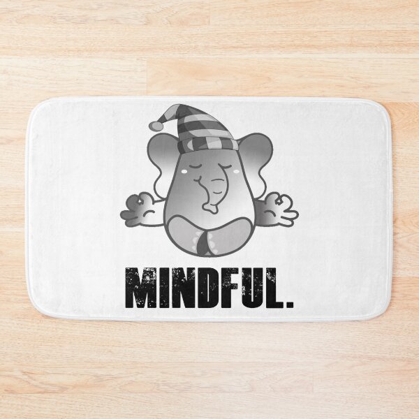 Item preview, Cute Elephant Teaching Mindfulness Meditation designed and sold by my-green-gecko.