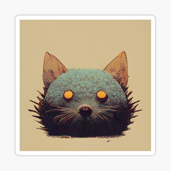 Super cute hedgehog! Sticker