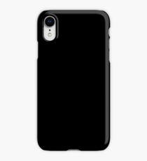 Solid Black Duvet Cover - Noir Bedspread - Plain Skirt, Cushion iPhone XR Case
