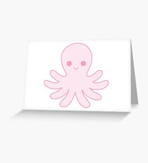 Cute octopus Greeting Card