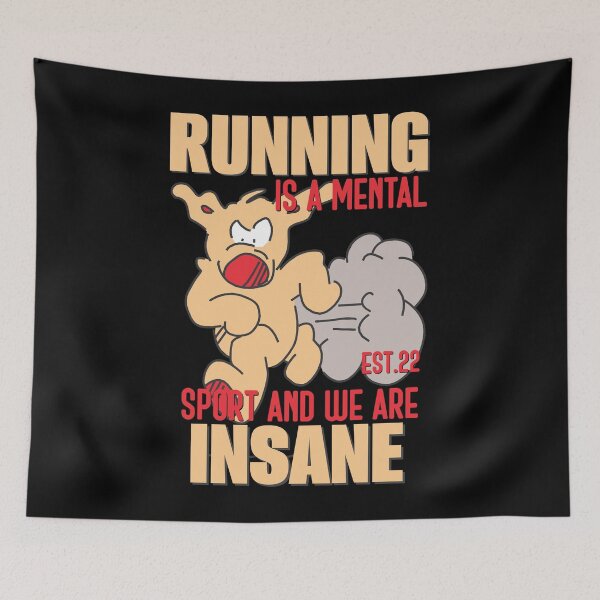 Item preview, RUNNING IS MENTAL SPORT AND WE ARE INSANE designed and sold by GAADesignz.