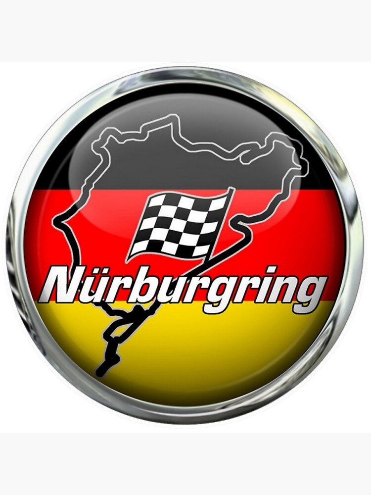 Nürburgring Race Track Badge Premium Matte Vertical Poster