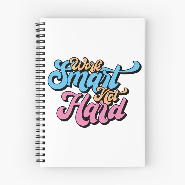 Item preview, Cute Work Smart Not Hard Motivational Saying designed and sold by CrossVersion.
