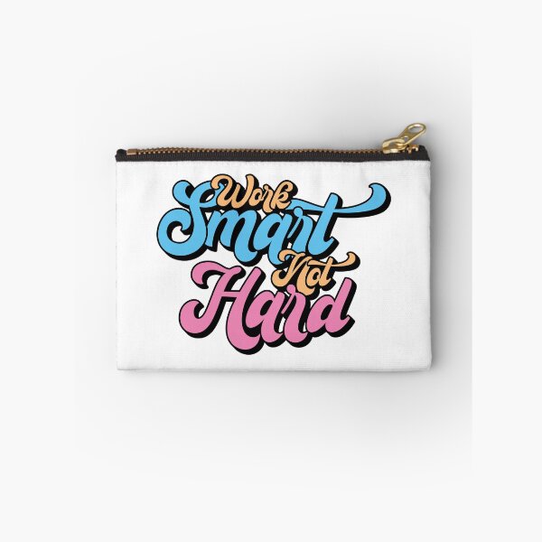 Item preview, Cute Work Smart Not Hard Motivational Saying designed and sold by CrossVersion.