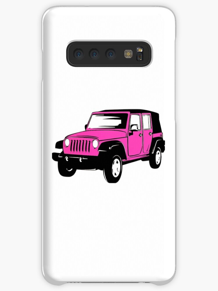 Pink Jeep Wrangler >> Neon Pink Jeep Wrangler Sticker Case Skin For Samsung Galaxy By Claire Andrews Pink Jeep Wrangler >> Neon Pink Jeep Wrangler Sticker Case Skin For Samsung Galaxy By Claire Andrews
