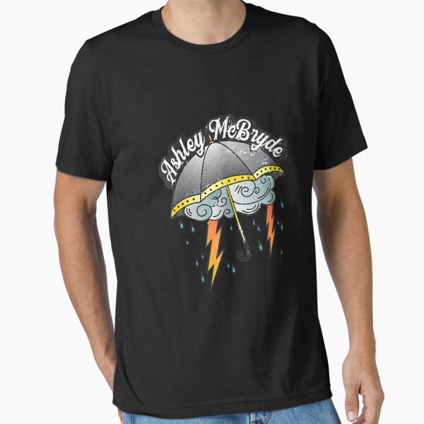 McBryde This Town Talks Rainbow Faded Essential T-Shirt