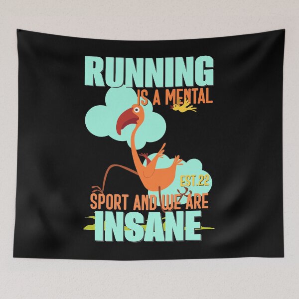 Item preview, RUNNING IS MENTAL SPORT AND WE ARE INSANE designed and sold by GAADesignz.