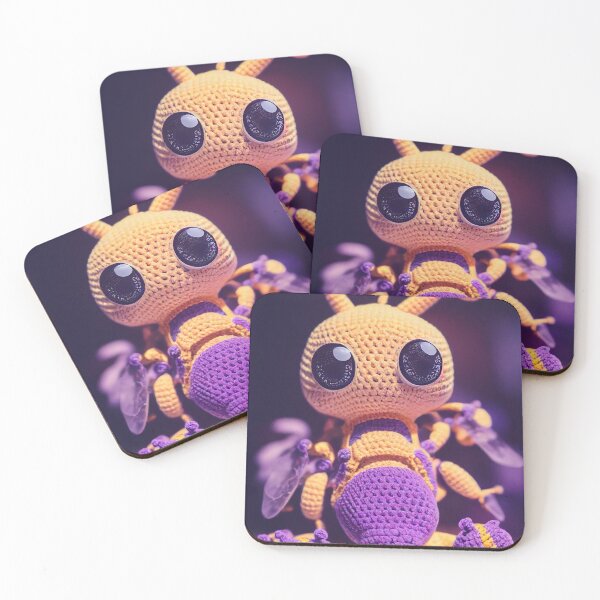 Item preview, Beautiful funny crochet bee designed and sold by ladarkepoque.