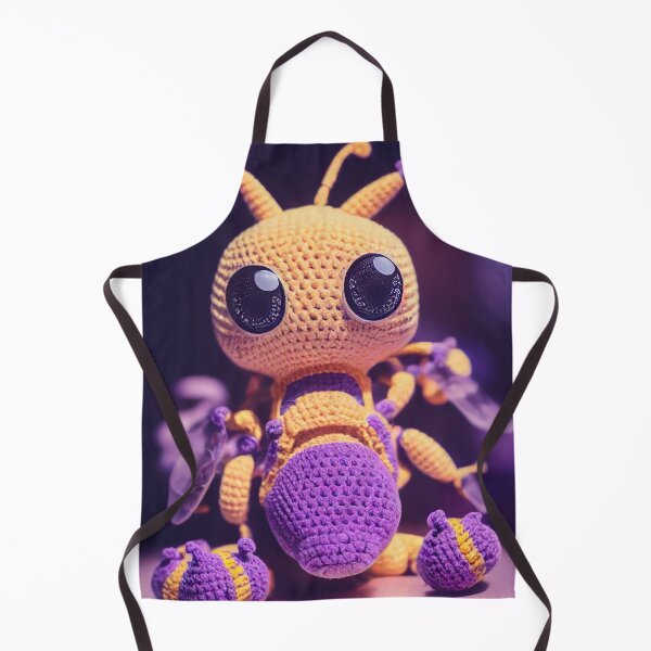 Item preview, Beautiful funny crochet bee designed and sold by ladarkepoque.