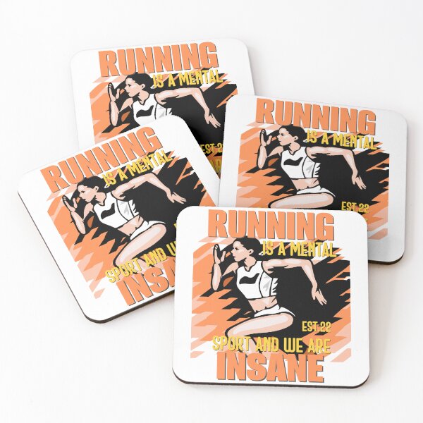 Item preview, RUNNING IS MENTAL SPORT AND WE ARE INSANE designed and sold by GAADesignz.