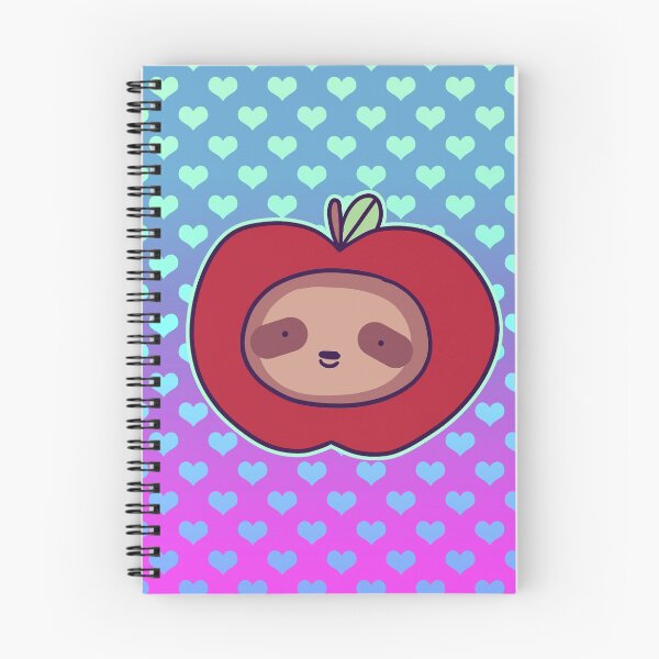 Item preview, Apple Face Sloth - Ombre Hearts designed and sold by SaradaBoru.