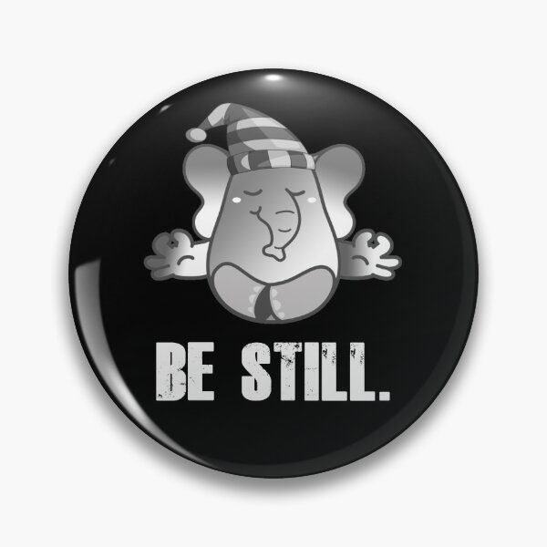 Item preview, Cute Elephant Teaching Meditation - Be Still designed and sold by my-green-gecko.