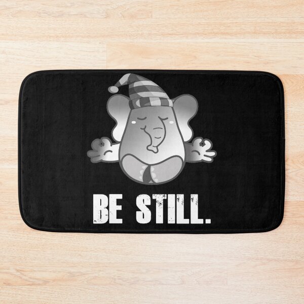 Item preview, Cute Elephant Teaching Meditation - Be Still designed and sold by my-green-gecko.