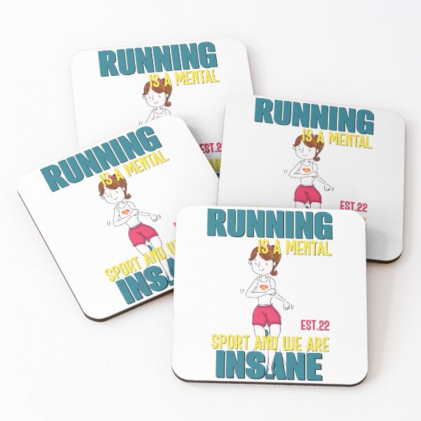 Item preview, RUNNING IS MENTAL SPORT AND WE ARE INSANE designed and sold by GAADesignz.