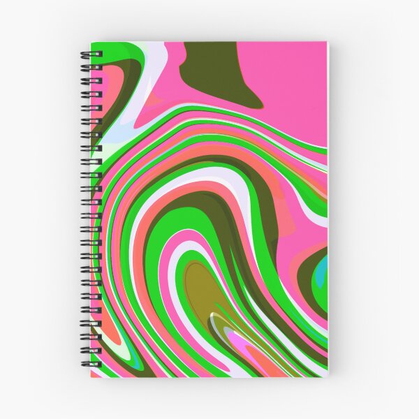Item preview, Hot Pink, Neon Pink, Green, Pink and Green Tones and White Marble Pattern Design designed and sold by theprintedclub.