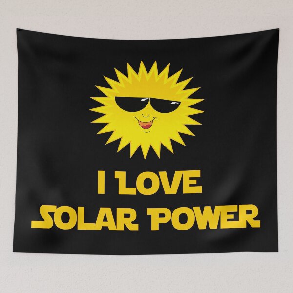 Item preview, I Love Solar Power- Installer T-Shirt Duvet designed and sold by deanworld.