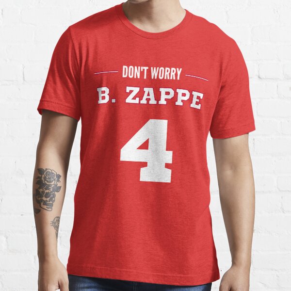 Bailey Zappe Big Head Sport Grey T Shirt