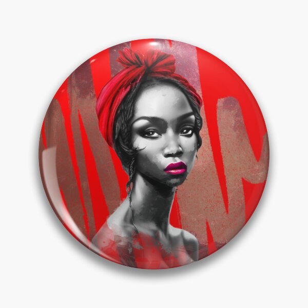 Item preview, Black natural woman digital art designed and sold by Feez Designs.