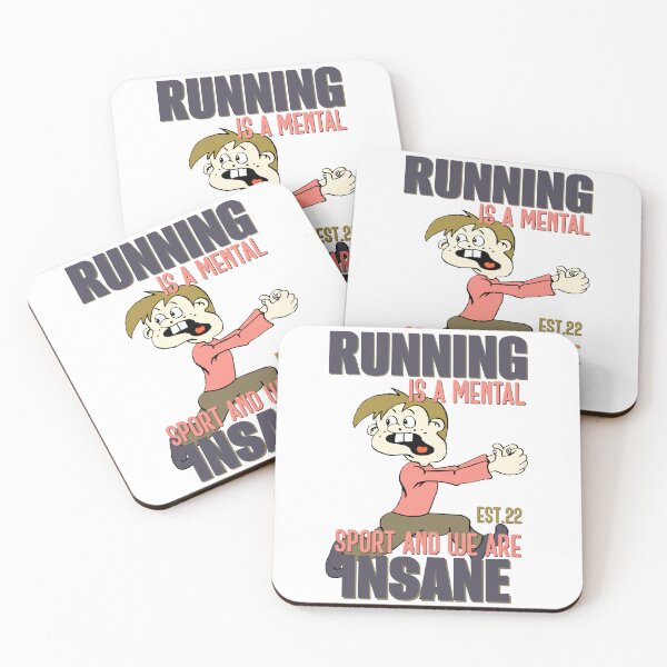 Item preview, RUNNING IS MENTAL SPORT AND WE ARE INSANE designed and sold by GAADesignz.