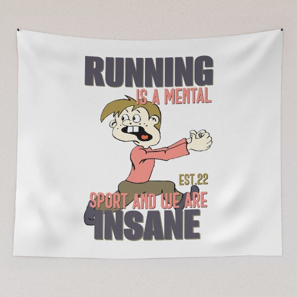 Item preview, RUNNING IS MENTAL SPORT AND WE ARE INSANE designed and sold by GAADesignz.