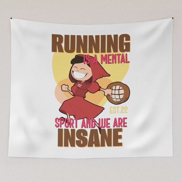 Item preview, RUNNING IS MENTAL SPORT AND WE ARE INSANE designed and sold by GAADesignz.