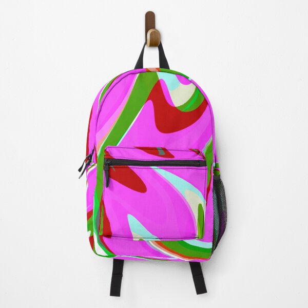 Item preview, Neon Pink, Red, Green, Baby Blue and White Marble Pattern Design designed and sold by theprintedclub.
