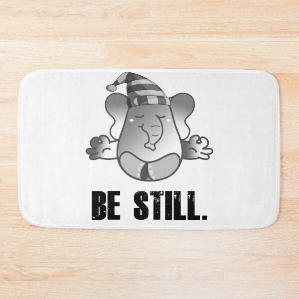 Item preview, Cute Elephant Teaching Meditation - Be Still designed and sold by my-green-gecko.