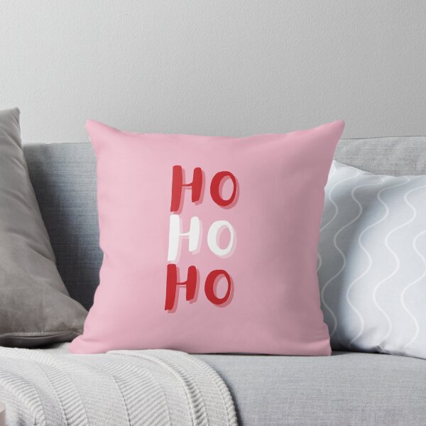 Item preview, Pink Ho Ho Ho Christmas, Pink Christmas Art, Holiday Season Decor designed and sold by Magic Love Art Print.