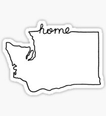 Washington Home State Outline Sticker