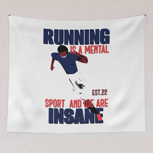 Item preview, RUNNING IS MENTAL SPORT AND WE ARE INSANE designed and sold by GAADesignz.