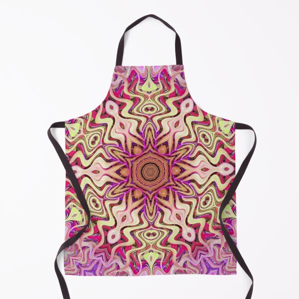 Item preview, Boho Vibes Abstract Kaleidoscope Maximalism Hippie Style Eclectic Mix of Lilac Pink Cream 14 of 16 designed and sold by Beachy.