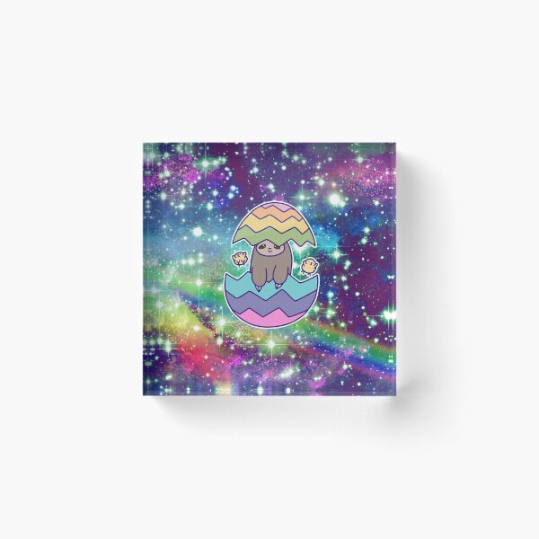 Item preview, Easter Egg Sloth - Rainbow Space designed and sold by SaradaBoru.