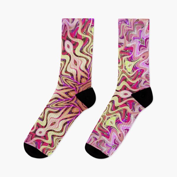 Item preview, Boho Vibes Abstract Kaleidoscope Maximalism Hippie Style Eclectic Mix of Lilac Pink Cream 14 of 16 designed and sold by Beachy.