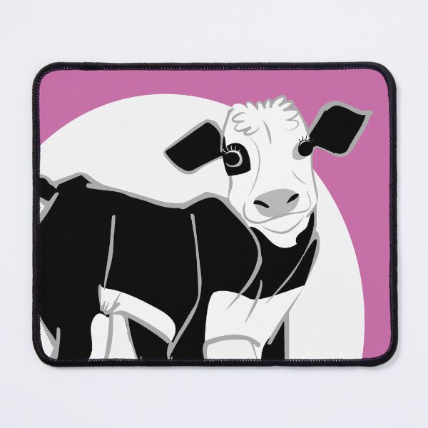 Item preview, Black and White Calf in magenta designed and sold by belettelepink.