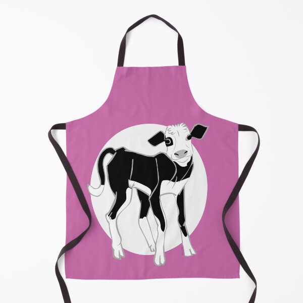 Item preview, Black and White Calf in magenta designed and sold by belettelepink.