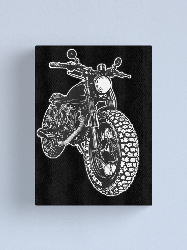 Scrambler Bike Japanese Motorcycles JDM Motorbike Chopper Touring Dirt Bike  Canvas Print for Sale by SW-Longwave