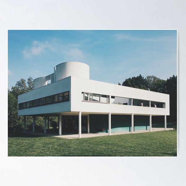 Item preview, Villa Savoye designed and sold by Allen's ArchiPrints.