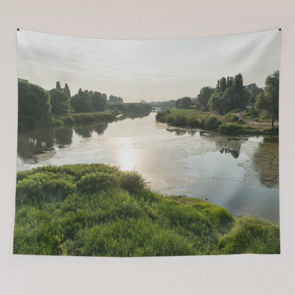 Item preview, Verdant Island - Maritsa River in Plovdiv Bulgaria designed and sold by Georgia Mizuleva.