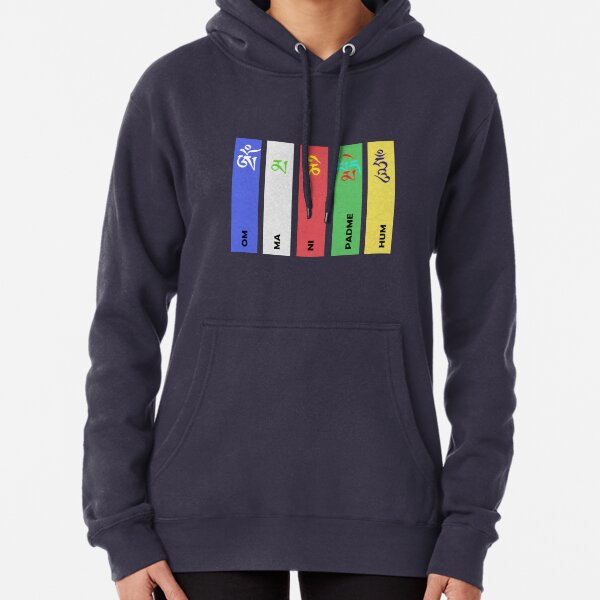 Ladakh Om Mani Padme Hum Pullover Hoodie