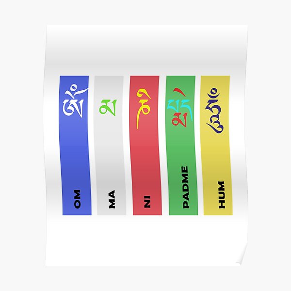Ladakh Om Mani Padme Hum Poster