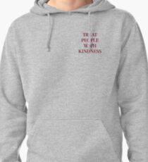 Treat People With Kindness (Red/Grey) Pullover Hoodie
