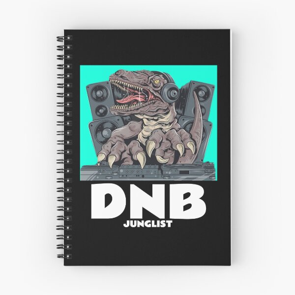 Item preview, DNB Junglist T-Rex (teal)  designed and sold by Discothreadz.