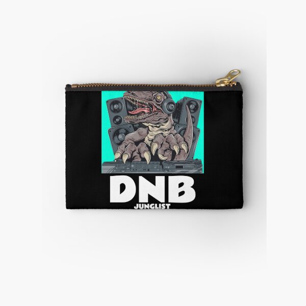 Item preview, DNB Junglist T-Rex (teal)  designed and sold by Discothreadz.