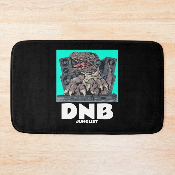 Item preview, DNB Junglist T-Rex (teal)  designed and sold by Discothreadz.