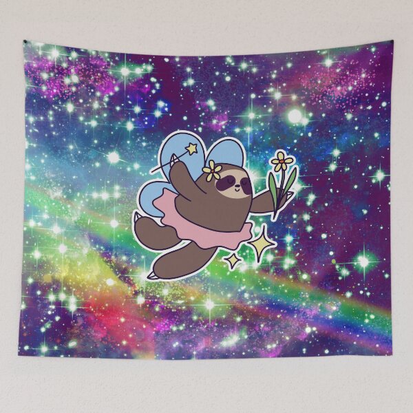 Item preview, Fairy Sloth - Rainbow Space designed and sold by SaradaBoru.