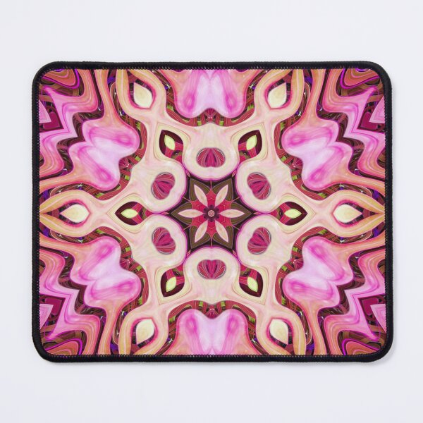 Item preview, Boho Vibes Abstract Kaleidoscope Maximalism Hippie Style Eclectic Mix of Lilac Pink Cream 15 of 16 designed and sold by Beachy.