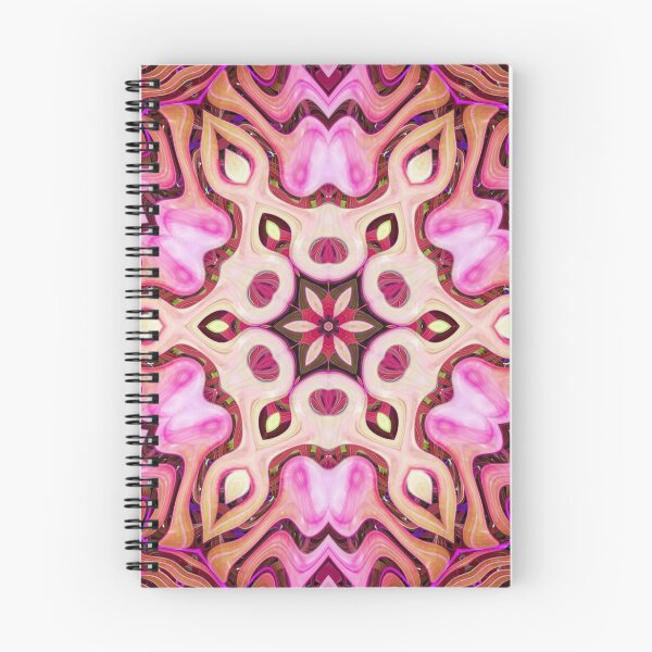 Item preview, Boho Vibes Abstract Kaleidoscope Maximalism Hippie Style Eclectic Mix of Lilac Pink Cream 15 of 16 designed and sold by Beachy.